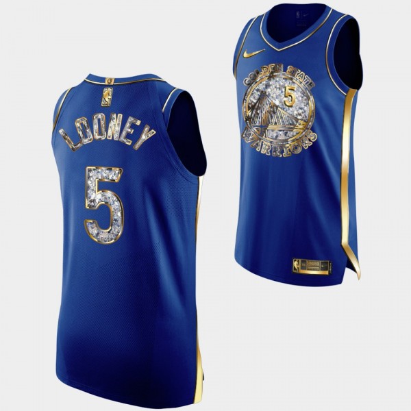 Golden State Warriors Kevon Looney #5 Royal Jersey...